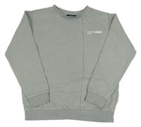 Svetlosivá mikina s nápisom Matalan