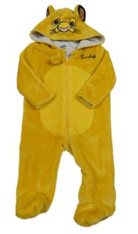 Horčicová plyšová kombinéza s kapucí - Simba Primark