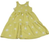 Žlté kvetované šaty Nutmeg