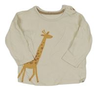 Béžové triko s žirafou George
