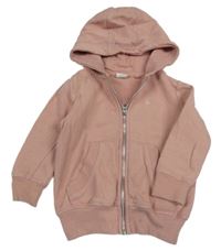 Ružová prepínaci mikina s kapucňou Next