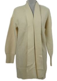 Dámsky smotanový svetrový dlhý cardigán Vero Moda