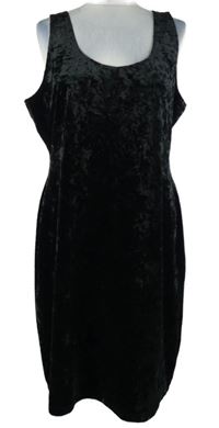 Dámske čierne zamatové šaty George