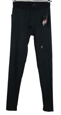Nové - Pánske čierne spodné funkčné legíny Primark