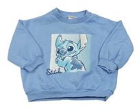 Modrá oversize mikina se Stichem Disney