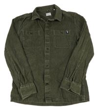 Khaki manšestrová košile U.S.Polo Assn.