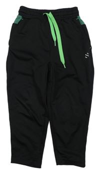 Černo-zelené sportovní tepláky H&M