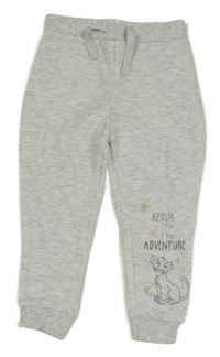 Svetlosivé melírované tepláky so Simbou Primark