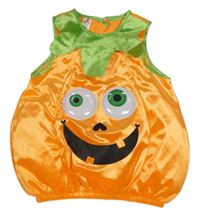 Kostým - Oranžová sametová vesta - dýně