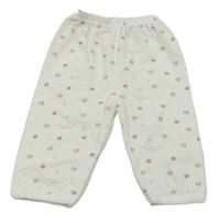 Bílé tepláky s jablíčky 