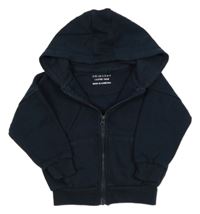 Tmavomodrá prepínaci mikina s kapucňou Primark