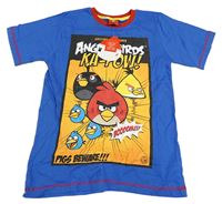 Modré tričko s Angry Birds Tu