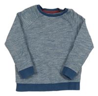 Modro-biela melírovaná mikina Nutmeg