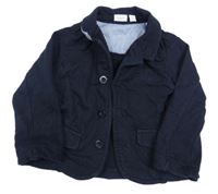 Tmavomodrý teplákový kabátek so skútrem Blukids