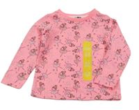 Nové - Neonově růžové triko s vílami Pep&Co.