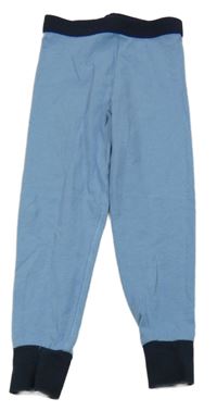 Světlemodro-tmavomodré pyžamové nohavice H&M