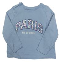 Světlemodré triko s nápisem Primark 