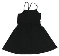 Čierne bavlnené šaty Bonprix