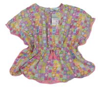 Nové - Barevná vzorovaná plážová tunika s kytičkami Primark