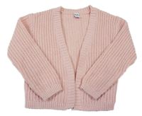 Svetloružový trblietavý svetrový cardigan Dopodopo