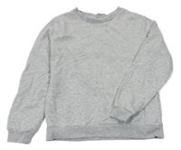 Sivá melírovaná mikina H&M