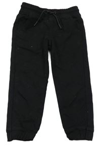 Čierne cuff jogger teplákové rifle Denim Co.