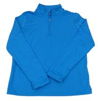 Modrá thermo mikina crane