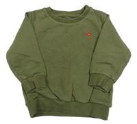 Khaki mikina s dinosaurom Next