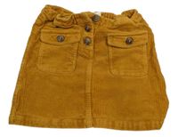 Medová menšestrová sukňa Sfera