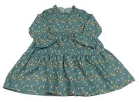 Šalvějové menšestrové šaty s kvietkami SHEIN