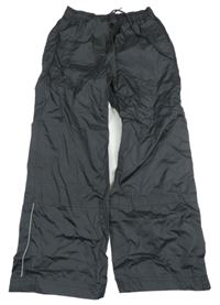 Černošedé šusťákové nepromokavé kalhoty POCOPIANO