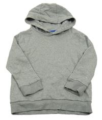 Sivá melírovaná mikina s kapucňou F&F