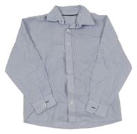 Modro-biela kockovaná košeľa C&A