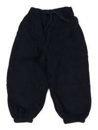 Tmavomodré tepláky H&M