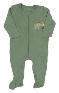 Khaki overal so slonom Lily & Dan