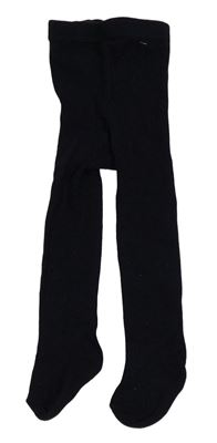 Tmavomodré punčocháče Zara