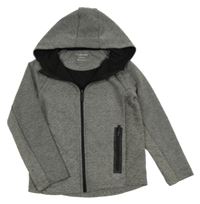 Sivá melírovaná prepínaci mikina s kapucňou Primark