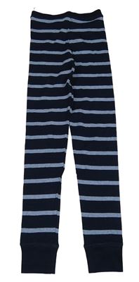 Nové - Tmavomodro-modré pruhované spodní kalhoty C&A