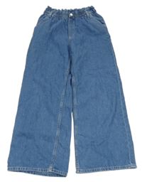 Modré široké rifle H&M