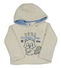 Smotanová chlpatá podšitá mikina s veverkou a kapucňou C&A