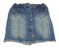 Modrá rifľová prepínaci sukňa Denim Co.