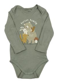 Khaki body s lesními zvířaty C&A