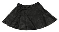 Čierna koženková sukňa H&M