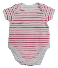 Bielo-ružové pruhované body Early Days