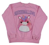 Růžová mikina s jednorožcem - Squishmallows Primark
