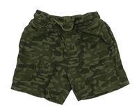 Khaki army teplákové kraťasy Pep&Co