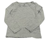 Sivé melírované tričko H&M