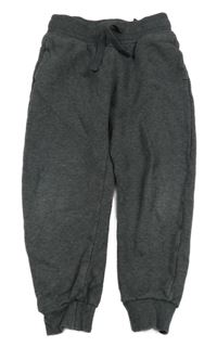 Tmavošedé tepláky H&M