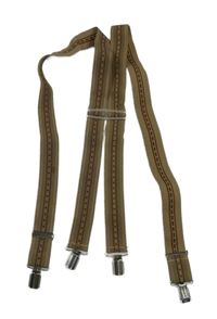 Nové - béžové vzorované kšandy 