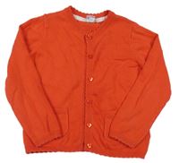 Červený prepínaci sveter s vreckami Miniclub